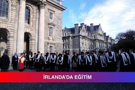 İrlanda eğitim sistemi, üniversite ücretleri, kabul şartları, son başvuru tarihleri, İrlanda üniversitelerinin dünya sıralaması gibi konulardaki önemli detayların aktarıldığı BEB içeriğini tanıtan görsel