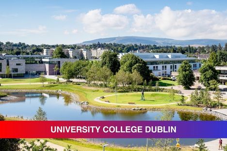 İrlanda'nın en çok tercih edilen üniversitesi olan University College Dublin'in sıralaması, bölümleri, bursları, ücretleri ve kabul şartları gibi merak edilen konulara dair detayların aktarıldığı içeriği tanıtan görsel