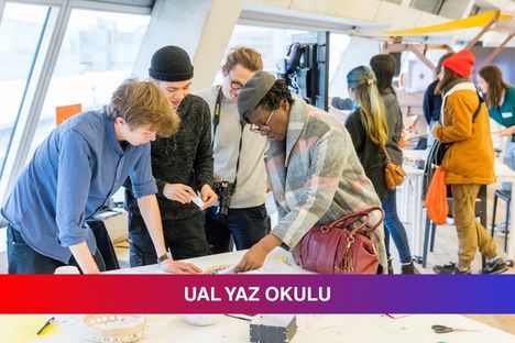 Lisans ve lisansüstü eğitim veren dünyanın en iyi sanat ve tasarım üniversitesi UAL'deki 2026 yaz okullarının tarihleri, ücretleri ve başvuru süreci gibi önemli konulardaki detayları aktardığımız içeriği tanıtan görsel