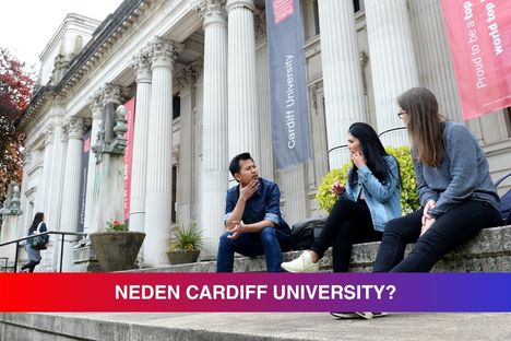 Dünyanın en prestijli 20 Birleşik Krallık üniversitesinden biri olan Cardiff University'i öne çıkaran 10 özelliğinin aktarıldığı BEB içeriğini tanıtan görsel