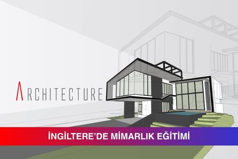 İngiltere'nin en iyi mimarlık üniversiteleri ile mimarlık programlarındaki kabul şartları ve ücretler gibi birçok konuda önemli bilgilerin aktarıldığı BEB içeriğini tanıtan görsel