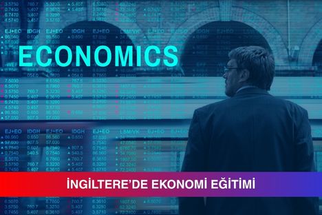 İngiltere'nin en iyi ekonomi üniversiteleri ile ekonomi programlarındaki kabul şartları ve ücretler gibi birçok konuda önemli bilgilerin aktarıldığı BEB içeriğini tanıtan görsel