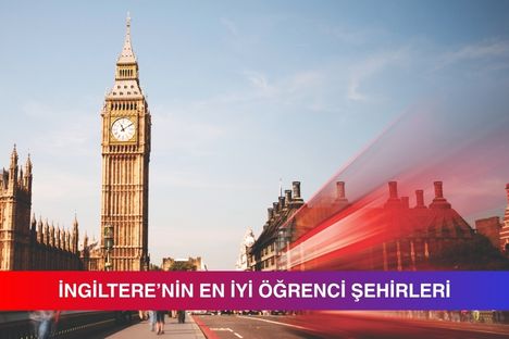 Maliyet uygunluğu ve öğrenci çeşitliliği gibi kriterlere göre İngiltere'nin en iyi öğrenci şehirlerinin hangileri olduğuna dair bilgilerin aktarıldığı BEB içeriğine yönlendiren görsel