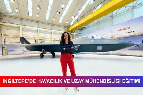 İngiltere'nin en iyi havacılık ve uzay mühendisliği üniversiteleri ile havacılık ve uzay mühendisliği programlarındaki kabul şartları ve ücretler gibi birçok konuda önemli bilgilerin aktarıldığı BEB içeriğini tanıtan görsel